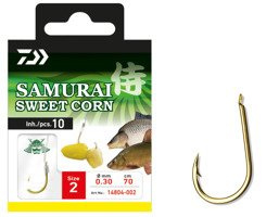 14804-001 - DAIWA HACZYKI Z PRZYPONEM SAMURAI SWEET CORN 1/10szt