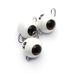 CZEBURASZKI SPRO FREESTYLE EYED BOTTOM - GLOW WHITE 5g/3szt