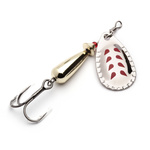 OBROTÓWKA ABU GARCIA DROPPEN - LF SILVER / RED MARKS