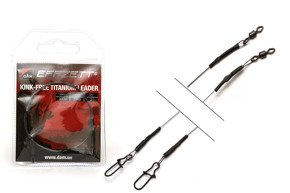 PRZYPON DAM EFFZETT KINK-FREE TITANIUM 30cm/15kg