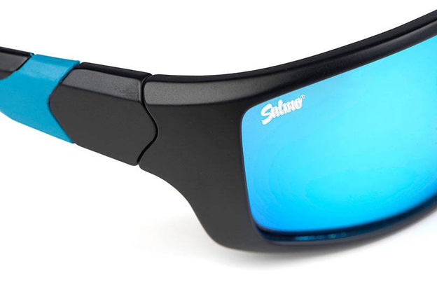 QSN001 - SALMO OKULARY POLARYZACYJNE BLUE BLACK WRAP