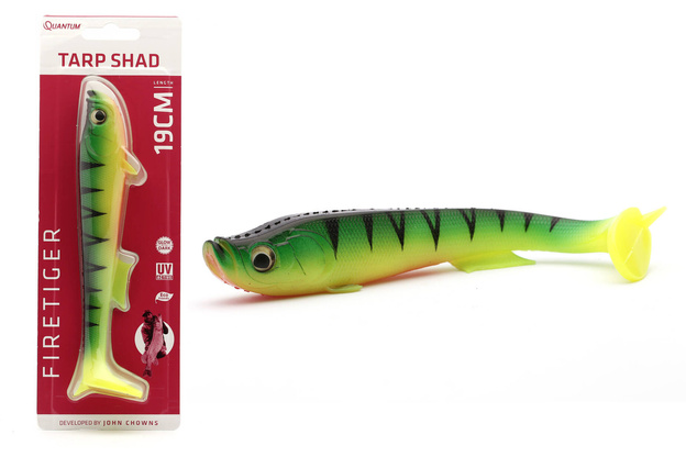 GUMA QUANTUM TARP SHAD 19cm - FIRETIGER