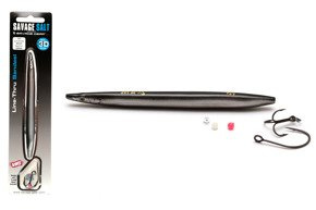 LINE THRU SANDEEL SAVAGE GEAR - BLACK GHOST