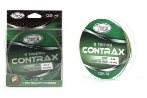 PYCZ - YORK PLECIONKA CONTRAX 9 BRAID 135m - GREEN