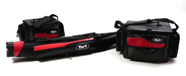 SZTYWNY POKROWIEC BLACK/RED II KOMORY 145cm - YORK