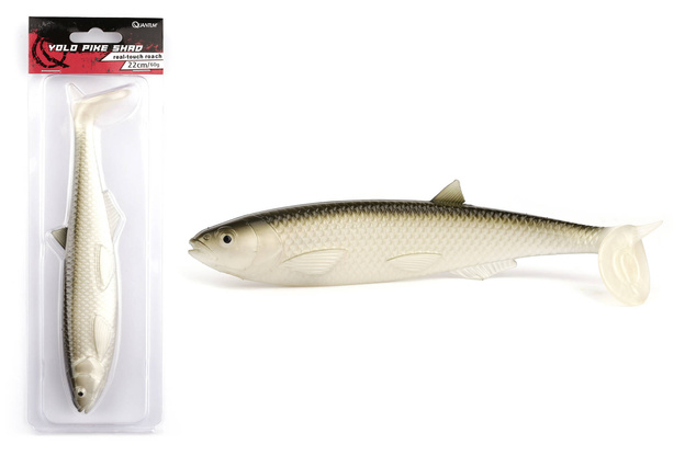 GUMA QUANTUM YOLO PIKE SHAD 22cm/60g - REAL-TOUCH ROACH