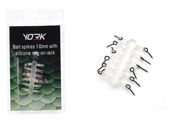 IGŁY METHOD FEEDER Z SILIKONEM YORK 10mm/12szt