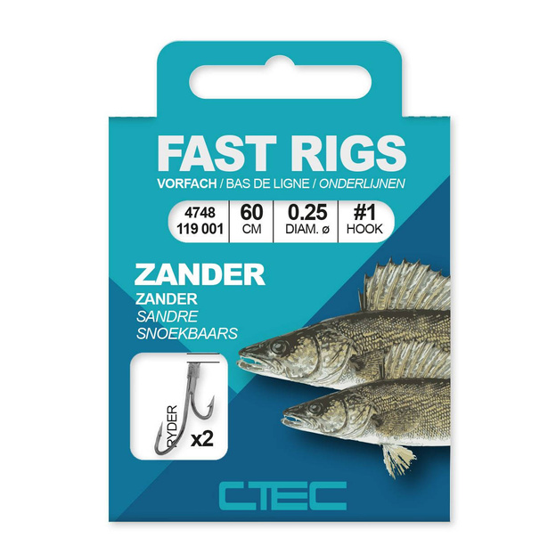 HAKI SPRO C-TEC ZANDER RYDER 4/2szt
