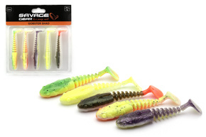 ZESTAW GUM SAVAGE GEAR GOBSTER SHAD DARK WATER MIX UV 11,5cm