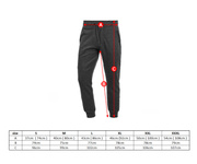 SPODNIE GENLOG JOGGERS BLACK