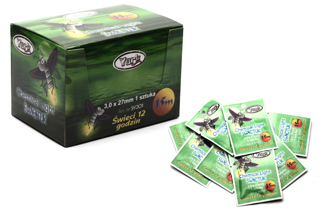 SY301 - YORK ŚWIETLIK WĘDKARSKI 3,0x27mm 50szt GREEN