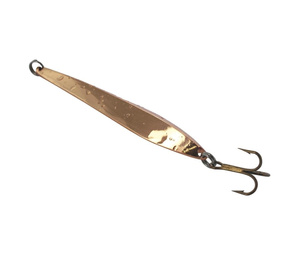 BŁYSTKA PODLODOWA Z KOTWICĄ JENZI SPEED JIGS 8g - COPPER