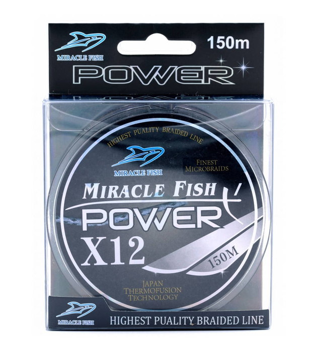 PLECIONKA MIRACLE FISH OCTA BRAID X12 BLACK 0.28mm/120m