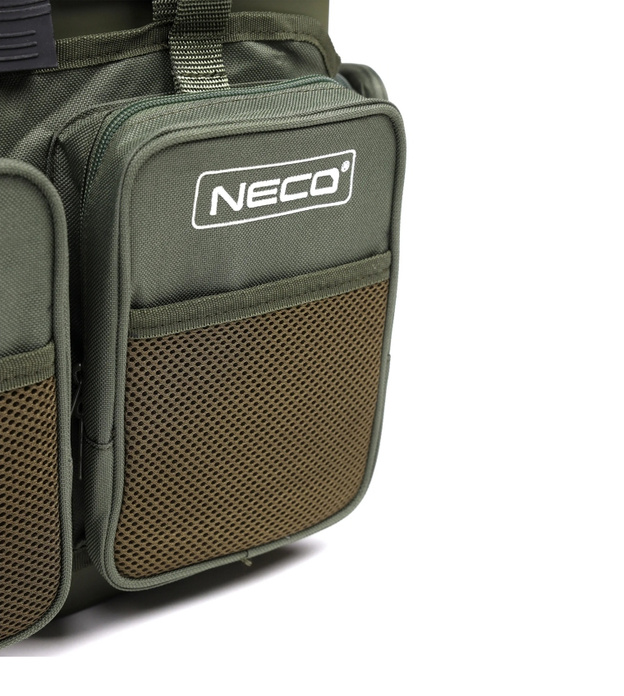 SIEDZISKO WĘDKARSKIE KUFER NECO Z PLECAKIEM