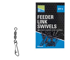 KRĘTLIKI Z AGRAFKĄ PRESTON FEEDER LINK 8szt