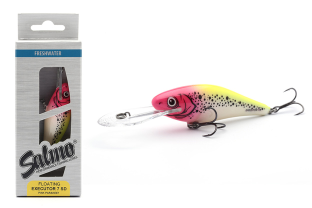 UNIKATOWY WOBLER SALMO EXECUTOR SDR 7cm - PINK PARAKEET