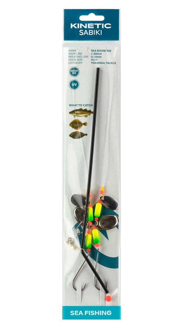 MORSKI PRZYPON SURFCASTINGOWY KINETIC SABIKI SEA BOOM