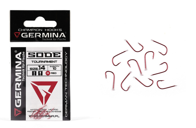 HACZYKI GERMINA SODE RED 10szt