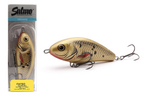 WOBLER SALMO FATSO FLOATING 12cm - GOLDEN BAIT