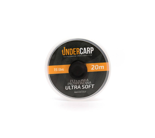 PLECIONKA PRZYPONOWA UNDERCARP ULTRA SOFT ZIELONA 15lbs/20m