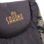 FOTEL WĘDKARSKI Z REGULACJĄ OPARCIA SAKANA CAMO