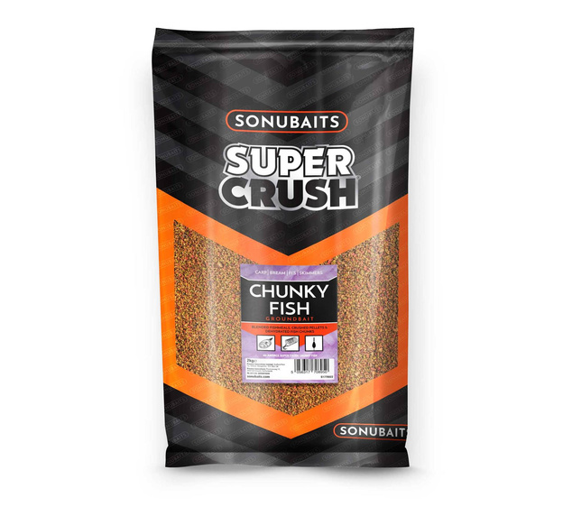 ZANĘTA SONUBAITS SUPER CRUSH CHUNKY FISH 2000g