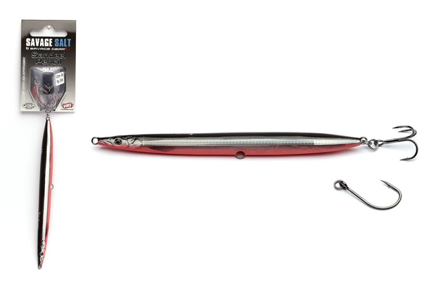 SAVAGE GEAR 3D SANDEEL PENCIL 125mm/19g - BLACK RED UV