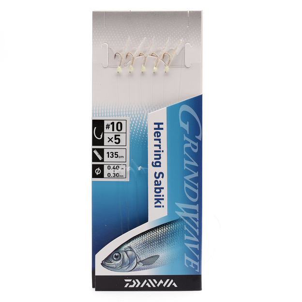 MORSKI PRZYPON ŚLEDZIOWY DAIWA GLOW Z RYBIĄ SKÓRĄ