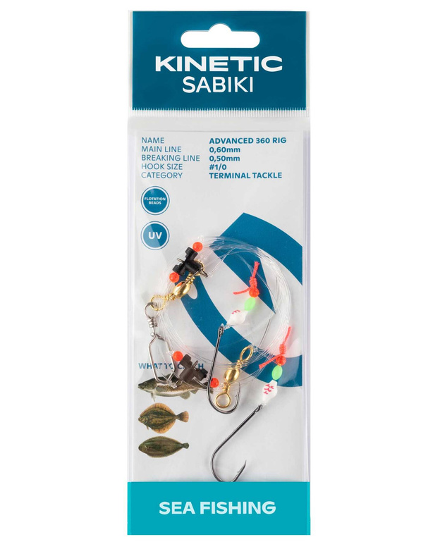 MORSKI PRZYPON SURFCASTINGOWY KINETIC SABIKI ADVANCED 360