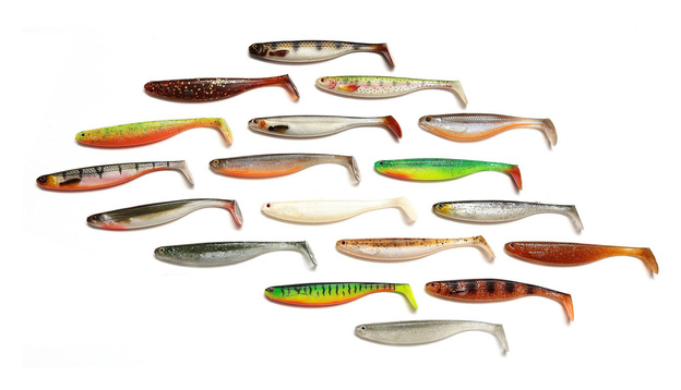 GUMA WESTIN SHAD TEEZ SLIM - LAVA PERCH