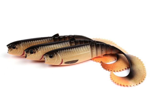 638 - SAVAGE GEAR GUMA CANNIBAL CURL TAIL - DIRTY ROACH