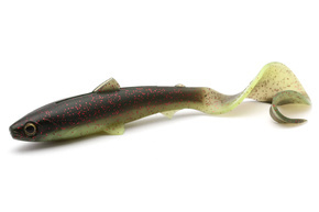 GUMA WESTIN BULLTEEZ CURLTAIL - BLACK/CHARTREUSE