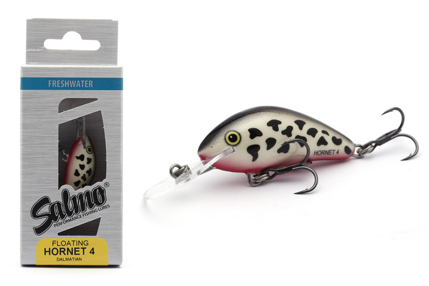 UNIKATOWY WOBLER SALMO HORNET FLOATING 4,0cm - DALMATIAN