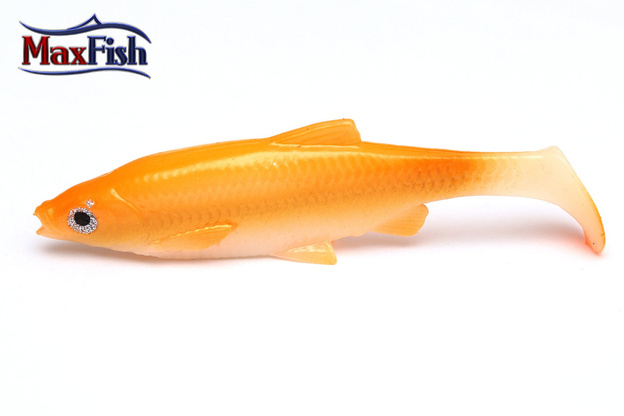618 - SAVAGE GEAR GUMA 3D ROACH PADDLE TAIL - GOLDFISH