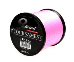 12707-245/10 - DAIWA PLECIONKA TOURNAMENT 8 BRAID PINK 0,45mm 10m