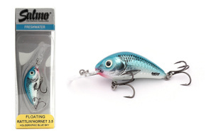 UNIKATOWY WOBLER SALMOHORNET FLOATING 5,0cm - HOLOGRAPHIC BLUE SKY