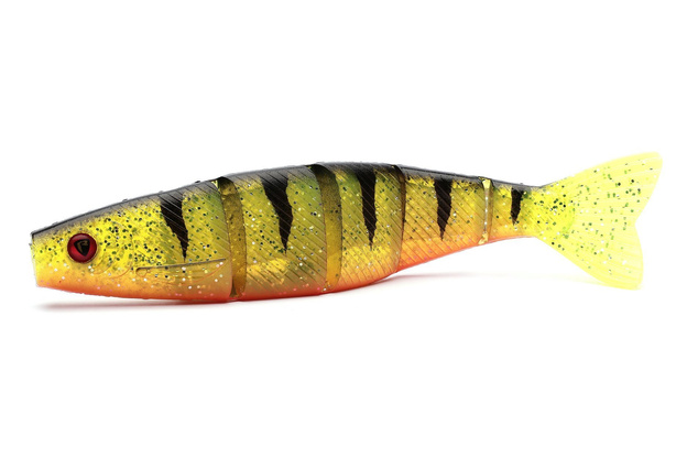 GUMA PRO SHAD JOINTED - UV PERCH - FOX RAGE 