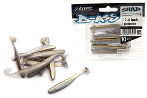 GUMY QUANTUM 4STREET B-ASS SHAD - GOLDEN ICE