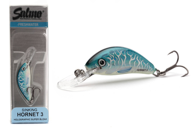 WOBLER SALMO HORNET SINKING 2,5cm - HOLO SUPER BLEAK