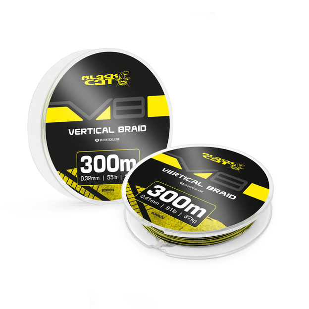 PLECIONKA BLACK CAT V8-LINE 0,41mm/300m