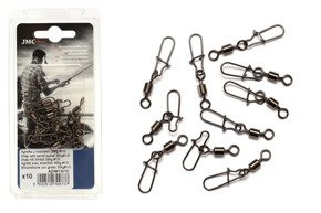 AZK#1/0/10 - JMC ADVENTURE AGRAFKA Z KRĘTLIKIEM 1/0-35kg