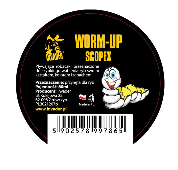 KULKI WORM UP INVADER - SCOPEX 60ml