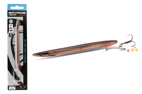 PRZYNĘTA SAVAGE GEAR 3D LINE THRU SANDEEL - THE HOT SPOT - BROWN COPPER RED DOTS