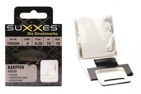 700301 - SUXXES HACZYK Z PRZYPONEM KARP GOLD 1/10szt