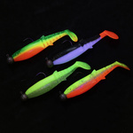 ZESTAW GUM SAVAGE GEAR CANNIBAL SHAD DARK WATER MIX 6,8cm