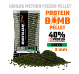 PELLET GENLOG PROTEIN BOMB - GREEN 2mm/800g