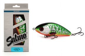 QFA118 - SALMO WOBLER FATSO SINKING 12cm - HOLO TIGER