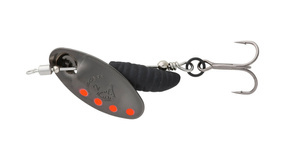 824 - SAVAGE GEAR OBROTÓWKA GRUB SPINNERS - SILVER RED BLACK
