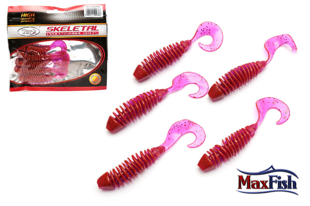 GYTC07 - YORK GUMA SKELETAL - PURPLE 8cm