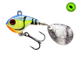 WIRUJĄCY OGONEK WESTIN DROPBITE SPIN TAIL JIG - CHARTREUSE BLUE CRAW